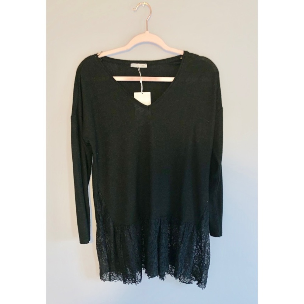 NWT Zara lace long sleeve top